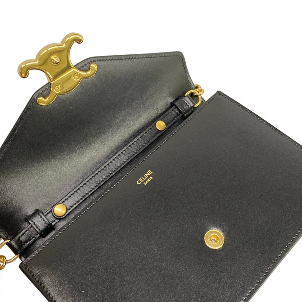 Celine Chain wallet margo Other Style Wallet 10L033DPV.38NO Black Gold - Picture 3 of 12